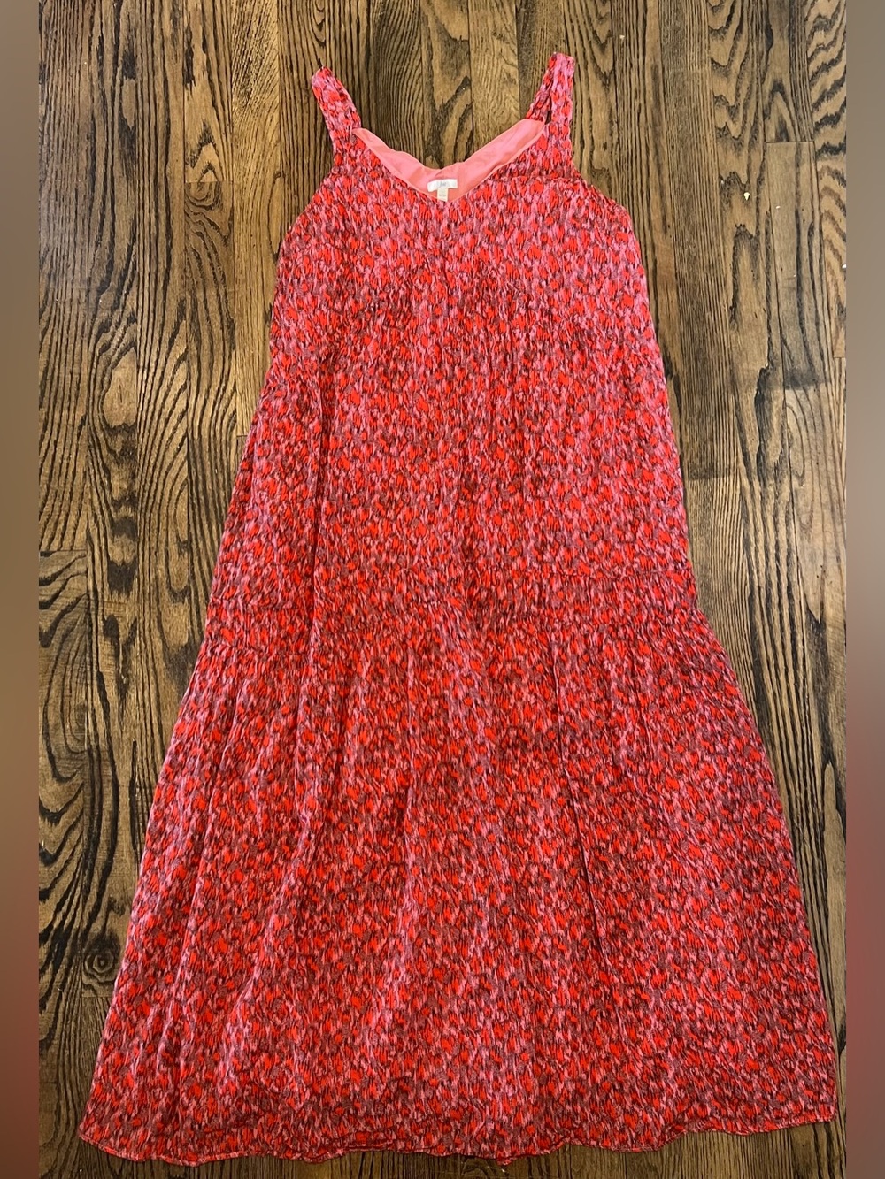 Joie Pink and Red Mixed Print Maxi Dress